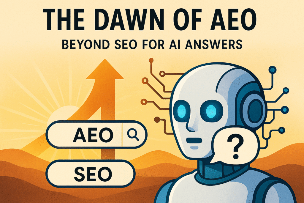 The Dawn of AEO: Beyond SEO for AI Answers