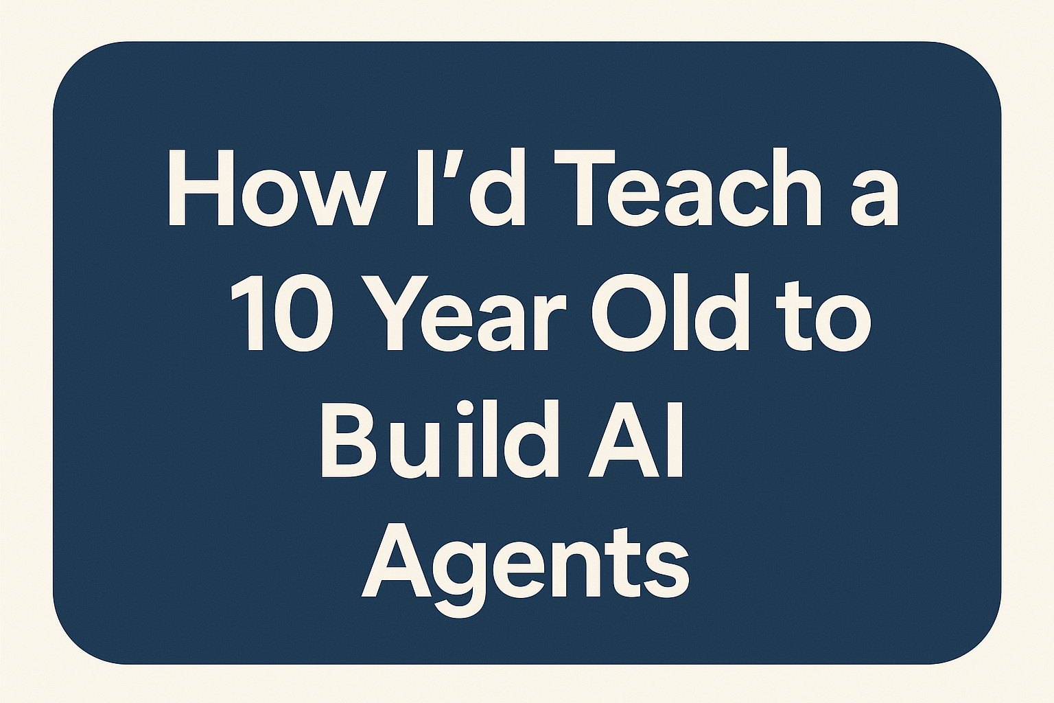 Cover Building AI Agents_ A No-Code Approach
