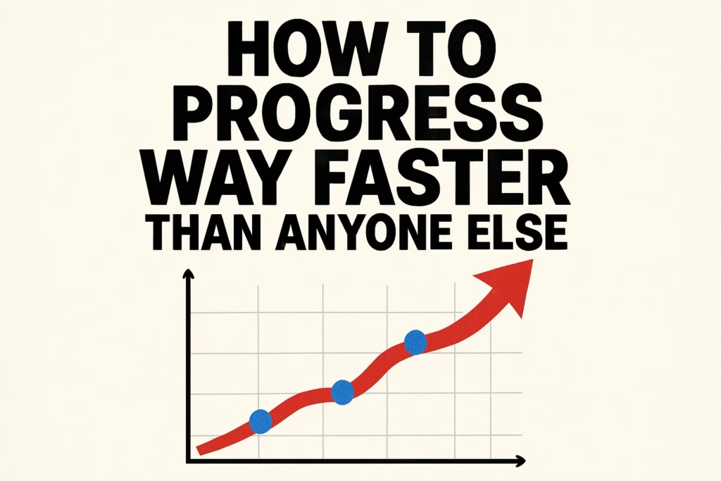 How To Progress Way Faster Than Anyone Else