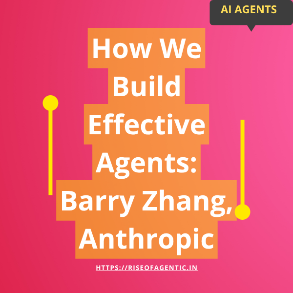 Cover Building Effective AI Agents_ Insights and Practices