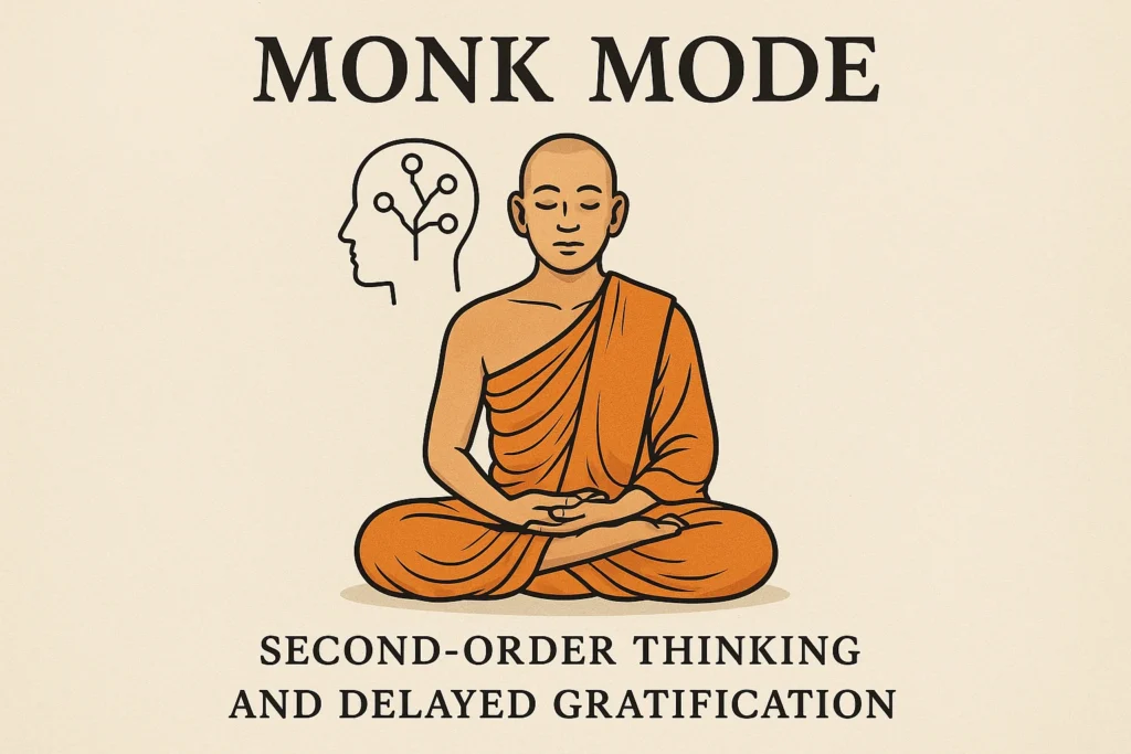 Monk Mode: Second-Order Thinking and Delayed Gratification